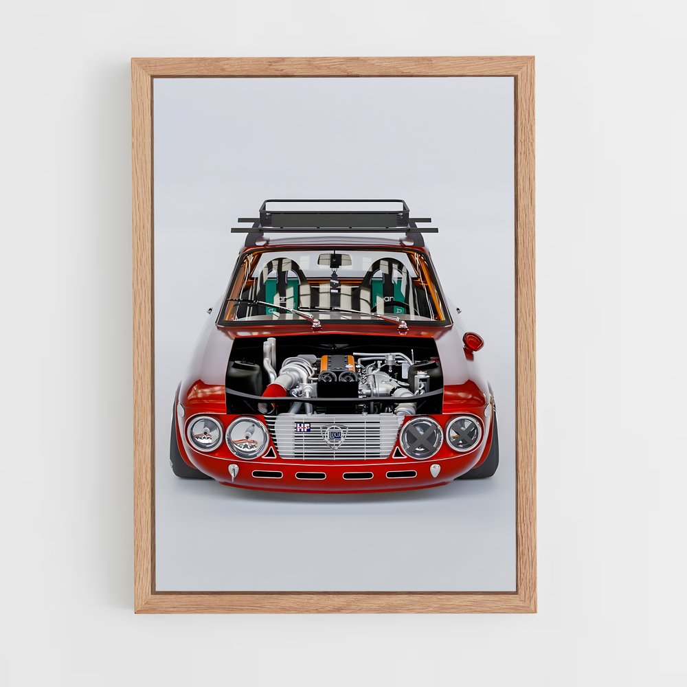 Poster Fulvia Racer – affiche Lancia (vue 4)